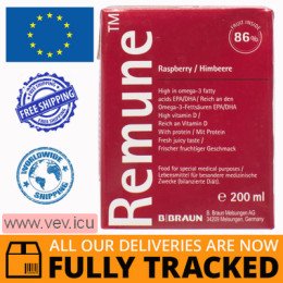 Remune Raspberries 200 ml — Made in Norway — Free Delivery