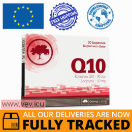 Olimp Q10, coenzyme Q10 with lecithin, 30 capsules — Made in Poland — Free Delivery