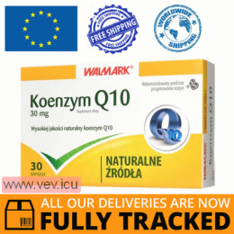 Coenzyme Q10 30mg 30 capsules — Made in Czech Republic — Free Delivery
