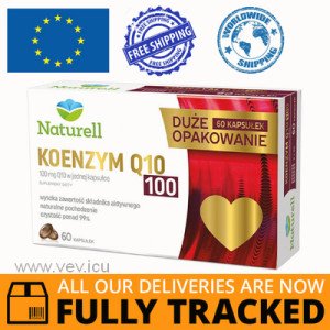 NATURELL COENZYME Q10 100 60 CAPS - MADE IN POLAND - FREE SHIPPING NATURELL COENZYME Q10 100 60 CAPS - MADE IN POLAND - FREE SHIPPING