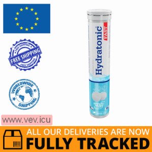 Hydratonic Fast, orange flavor, 20 effervescent tablets — Made in Poland — Free Delivery