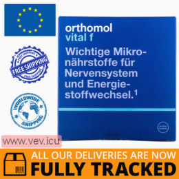 Orthomol Vital F, vitamin complex for women's health capsules + powder + tablets for a course of taking 30 days — Made in Germany — Free Delivery 