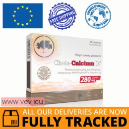 Olimp, Chela-Calcium D3, 30 capsules — Made in Poland — Free Delivery