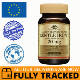 SOLGAR IRON (GENTLE IRON) 90 CAPS - MADE IN USA - FREE SHIPPING