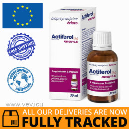 ACTIFEROL FE DROPS 30ML - MADE IN POLAND - FREE SHIPPING 