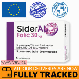 Sideral Folic 20 sachets — Made in Poland — Free Delivery