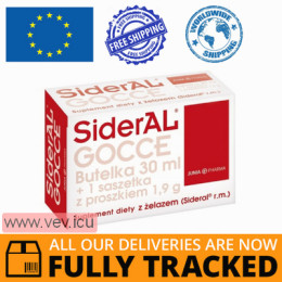 SiderAL GOCCE Bottle - 30 ml + 1 sachet of powder 1.9 g — Made in Poland — Free Delivery