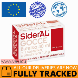 SiderAL GOCCE Bottle - 30 ml + 1 sachet of powder 1.9 g — Made in Poland — Free Delivery