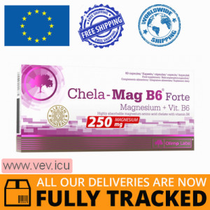 Olimp Chela-Mag B6 Forte, 60 capsules — Made in Poland — Free Delivery