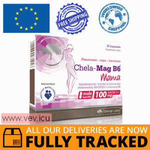 Olimp, Chela-Mag B6 Mama, 30 capsules — Made in Poland — Free Delivery