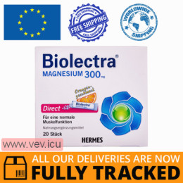 Biolectra Magnesium Direct, with orange flavor, 20 sachets — Made in Germany — Free Delivery
