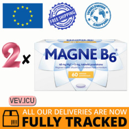 Magne-B6 2p x 60 tablets — Made in Poland — Free Delivery