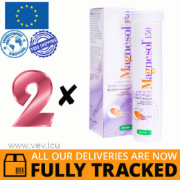 2 x MAGNESOL 150MG 20 TABS — MADE IN SLOVENIA — FREE SHIPPING 2 x MAGNESOL 150MG 20 TABS — MADE IN SLOVENIA — FREE SHIPPING