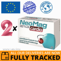 2 x NEOMAG CARDIO 50 TABS - MADE IN POLAND - FREE SHIPPING 