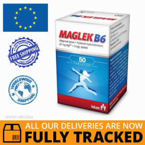 MAGLEK B6 50 TABS — MADE IN POLAND — FREE SHIPPING