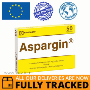 ASPARGIN 50 TABLETS - MADE IN POLAND - FREE SHIPPING