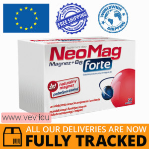 NeoMag Forte 30 tablets — Made in Poland by Aflofarm — Free Delivery