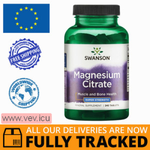 Magnesium Citrate 240 tablets — Made in USA — Free Delivery