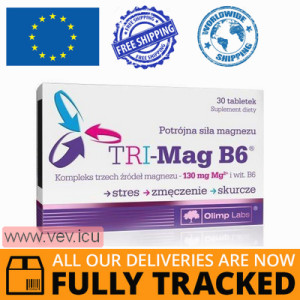 Olimp Tri-Mag B6, 30 tablets — Made in Poland — Free Delivery