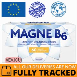 Magne-B6 60 tablets — Made in Poland — Free Delivery