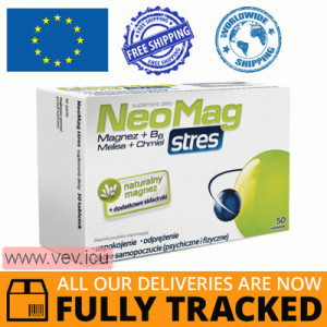NeoMag Stres 50 tablets — Made in Poland by Aflofarm — Free Delivery