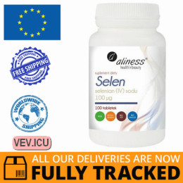 Aliness Selen Selenian (IV) sodu 100μg, 100 tablets — Made in Poland — Free Delivery