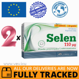 2 x SELENIUM 110, 120 TABS - MADE IN POLAND - FREE SHIPPING 2 x SELENIUM 110, 120 TABS - MADE IN POLAND - FREE SHIPPING