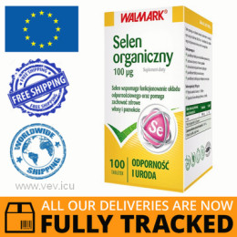 ORGANIC SELENIUM 100 TABS - MADE IN CZECH REPUBLIC - FREE SHIPPING