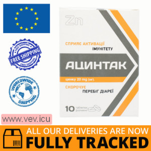 Acintak Zink 20 mg 10 tablets — Made in Bangladesh — Free Delivery