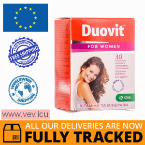 Duovit for Women 30 tablets — Made in Slovenia — Free Delivery