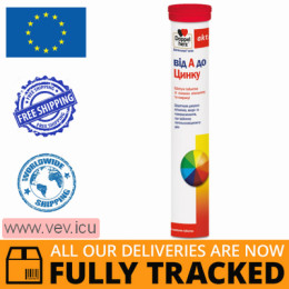Doppelherz Aktiv from A to Zinc, with vitamin C, vitamin D and zinc, 15 effervescent tablets — Made in Germany — Free Delivery