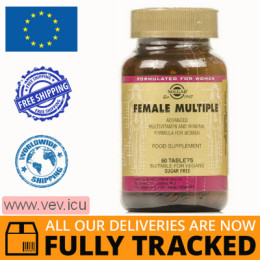Solgar, Female Multiple, 60 tablets — Made in USA — Free Delivery