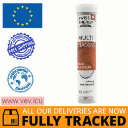 Swiss Energy, Multivitamins + Biotin with vitamin C and vitamin D3, 20 effervescent tablets — Made in Bulgaria — Free Delivery