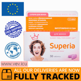 Superia,vitamins and minerals with vitamin C, vitamin D3 and zinc, 30 tablets — Made in USA — Free Delivery