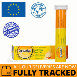SUPRADYN INTENSIA ENERGY 15 EFFERVESCENT TABLETS  - MADE IN GERMANY - FREE SHIPPING