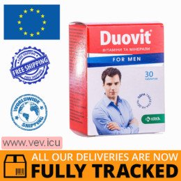 Duovit for Men 30 tablets — Made in Slovenia — Free Delivery