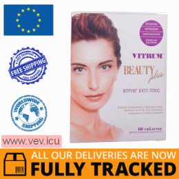 Vitrum Beauty Plus, with vitamin C, vitamin D3 and zinc, 60 tablets — Made in USA — Free Delivery
