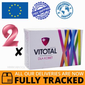 2 x VITOTAL FOR WOMAN 30 TABS — MADE IN POLAND — FREE SHIPPING 2 x VITOTAL FOR WOMAN 30 TABS — MADE IN POLAND — FREE SHIPPING