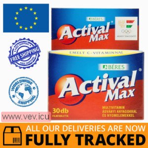 Actival Max, with vitamin C, vitamin D3 and zinc, 30 tablets — Made in Hungary — Free Delivery