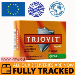 Triovit, vitamin complex with vitamin C, 30 capsules — Made in Slovenia — Free Delivery