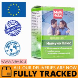Multi-Tabs Immuno plus, with vitamin C, vitamin D and zinc 30 tablets — Made in Italy — Free Delivery