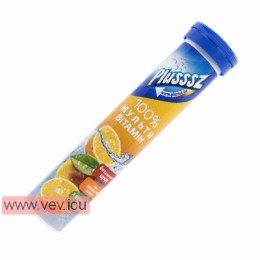 Plusssz Multivitamin Complex, with mango and orange flavor, 20 effervescent tablets — Made in Poland — Free Delivery Plusssz Multivitamin Complex, with mango and orange flavor, 20 effervescent tablets — Made in Poland — Free Delivery