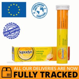 SUPRADYN INTENSIA ENERGY 15 EFFERVESCENT TABLETS  - MADE IN GERMANY - FREE SHIPPING