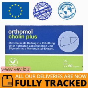 Orthomol Cholin Plus, vitamin complex to improve liver function capsules for a course of 30 days — Made in Germany — Free Delivery 