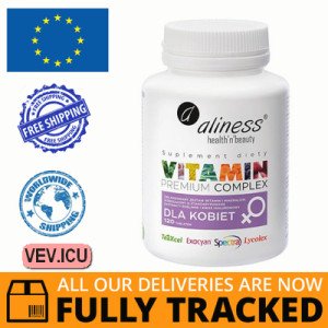 Aliness Vitamin Premium Complex for women 120 tablets — Made in Poland — Free Delivery Aliness Vitamin Premium Complex for women 120 tablets — Made in Poland — Free Delivery