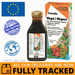 FLORADIX CALCIUM AND MAGNESIUM LIQUID 250ML - MADE IN GERMANY - FREE SHIPPING 
