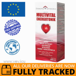 MULTIVITAL ENERGOTONIK LIQUID 1000ML - MADE IN POLAND - FREE SHIPPING