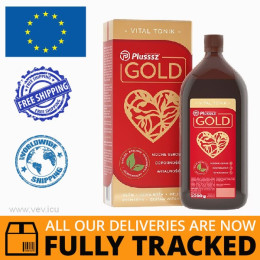 PLUSSSZ GOLD VITAL TONIC, 900 ML - MADE IN POLAND - FREE SHIPPING