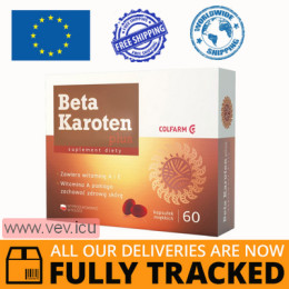 Beta Karoten Plus, 60 capsules — Made in Poland — Free Delivery