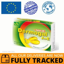 Dermogal A + E 48 twist-off capsules — Made in Poland — Free Delivery